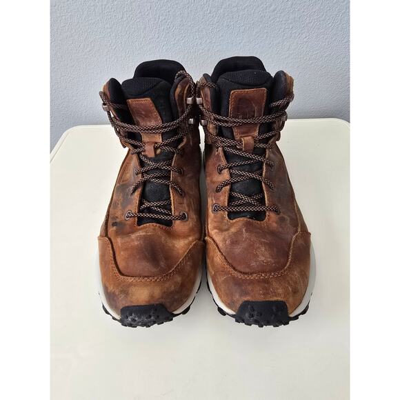 The North Face Men's Cradle DryVent Hiking Boots 9.5 Brown Waterproof Trail Work - Picture 9 of 13